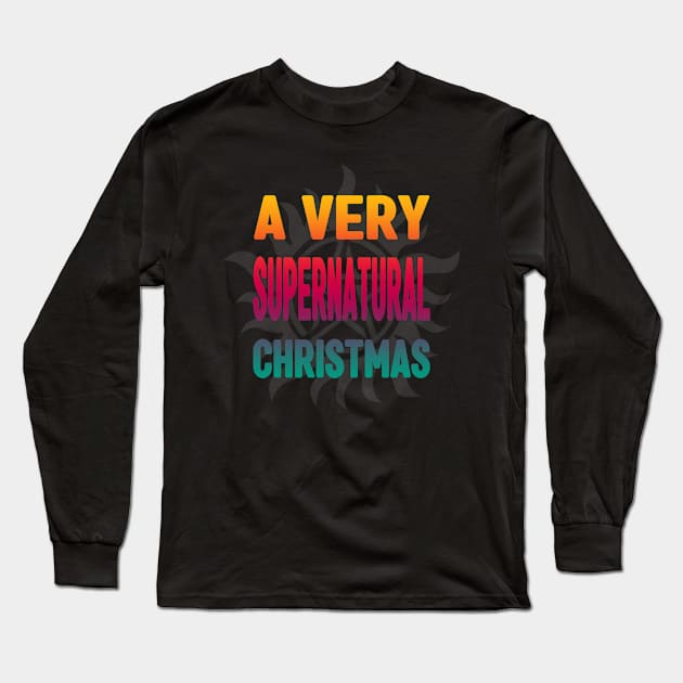 A VERY SUPERNATURAL CHRISTMAS Long Sleeve T-Shirt by GreatSeries